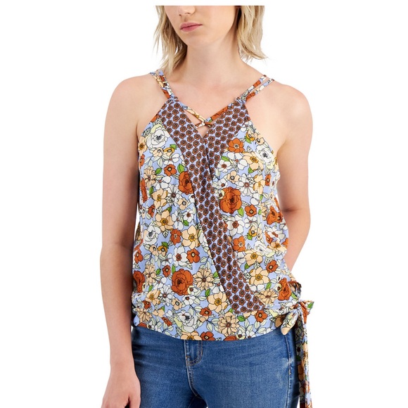🍂🍁 Fall Free People Inspired Crave Frame Floral Top Sz XL - Picture 3 of 3
